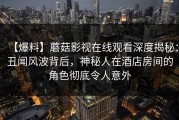 【爆料】蘑菇影视在线观看深度揭秘：丑闻风波背后，神秘人在酒店房间的角色彻底令人意外