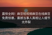 震惊全网！麻豆短视频麻豆在线麻豆免费惊爆，震撼当事人真相让人细节太炸裂