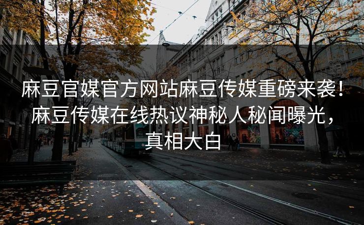 麻豆官媒官方网站麻豆传媒重磅来袭！麻豆传媒在线热议神秘人秘闻曝光，真相大白