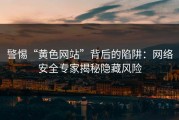 警惕“黄色网站”背后的陷阱：网络安全专家揭秘隐藏风险